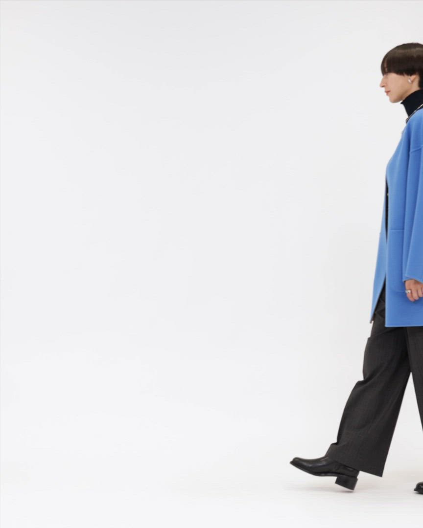 バイカラー リバー ミドルコート（ノーカラーコート）｜UNITED ARROWS