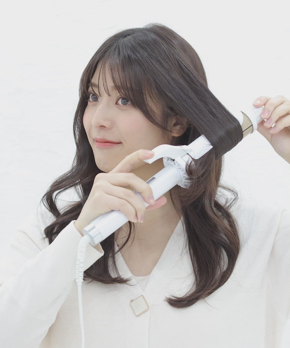 絹女～KINUJO～ CURL IRON キヌージョ カールアイロン（美容器具