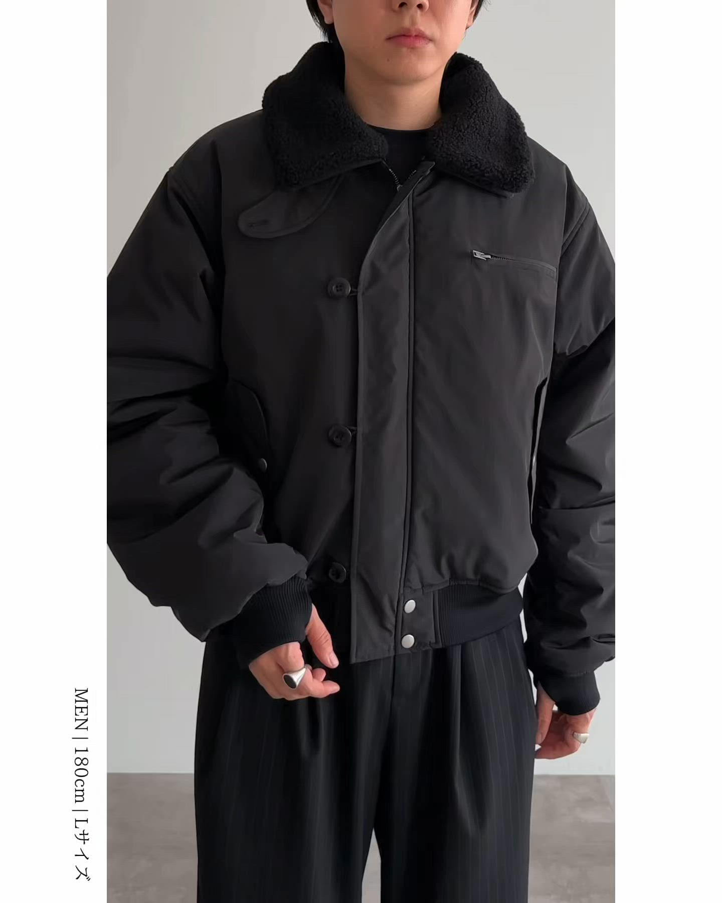 N-2B CONVERTIBLE BOA BLOUSON/N-2Bコンバーチブルボアブルゾン（MA-1