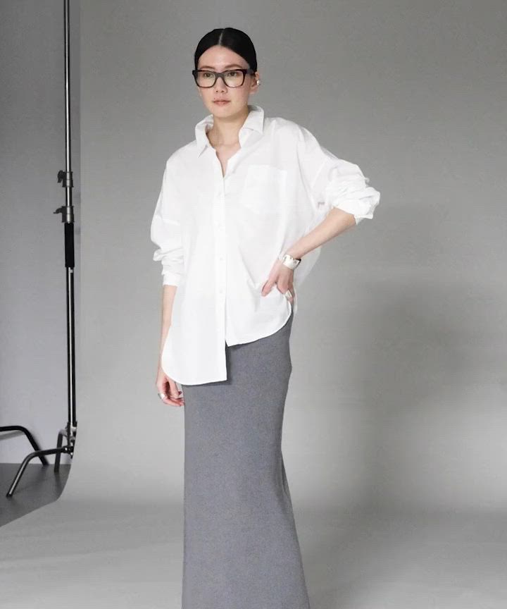 Curensology(カレンソロジー)/コットンリブタイトスカート（スカート