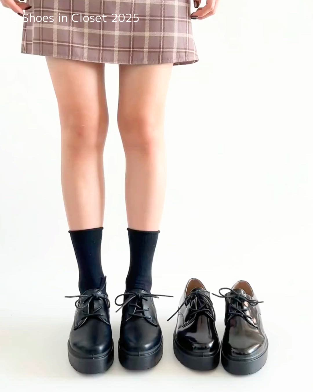 セール】超軽量厚底 プラットフォーム マニッシュ シューズ 1995