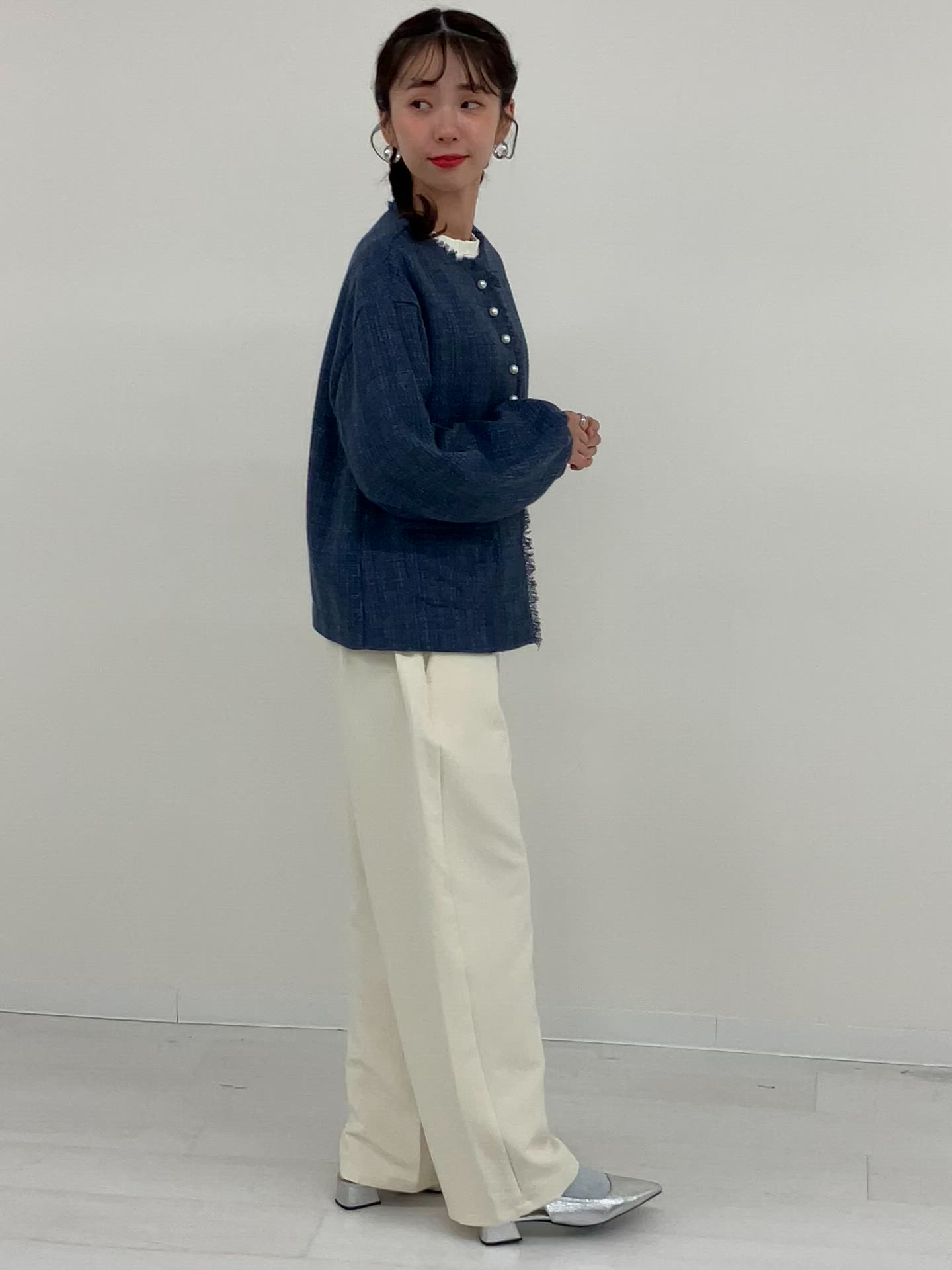 セール】【ANNA LUNA】 上品クラシカル な ツイード ジャケット（ノー