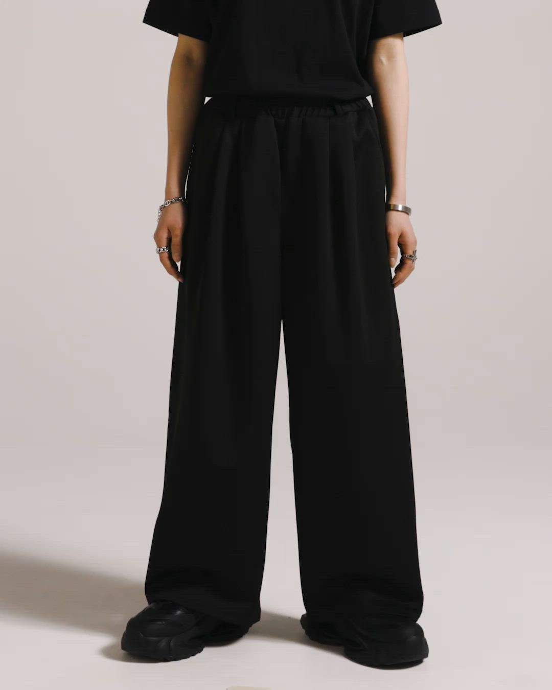 line track wide slacks / ライントラックワイドスラックス（その他 