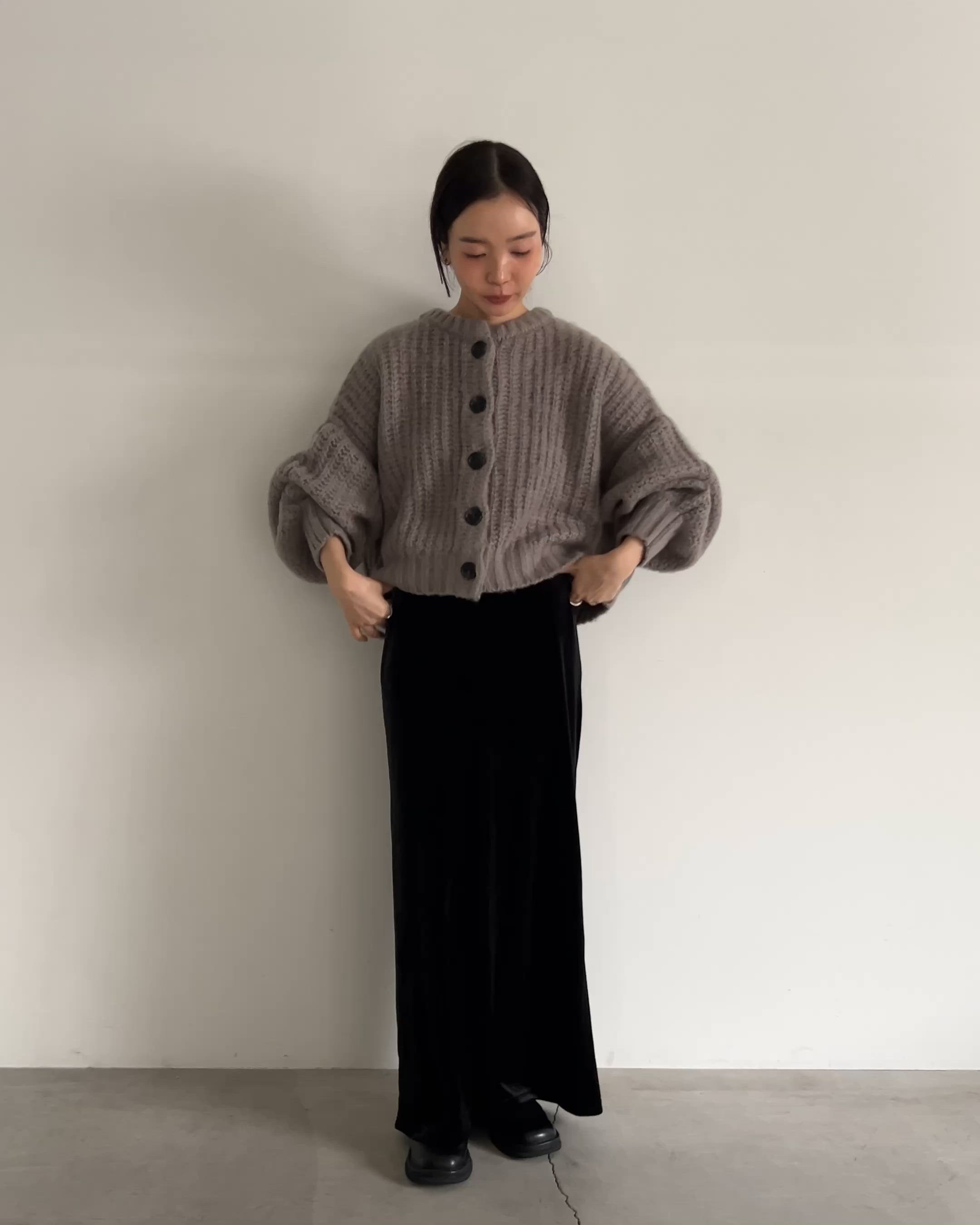 セール】ボリュームスリーブオーバーカーディガン（カーディガン