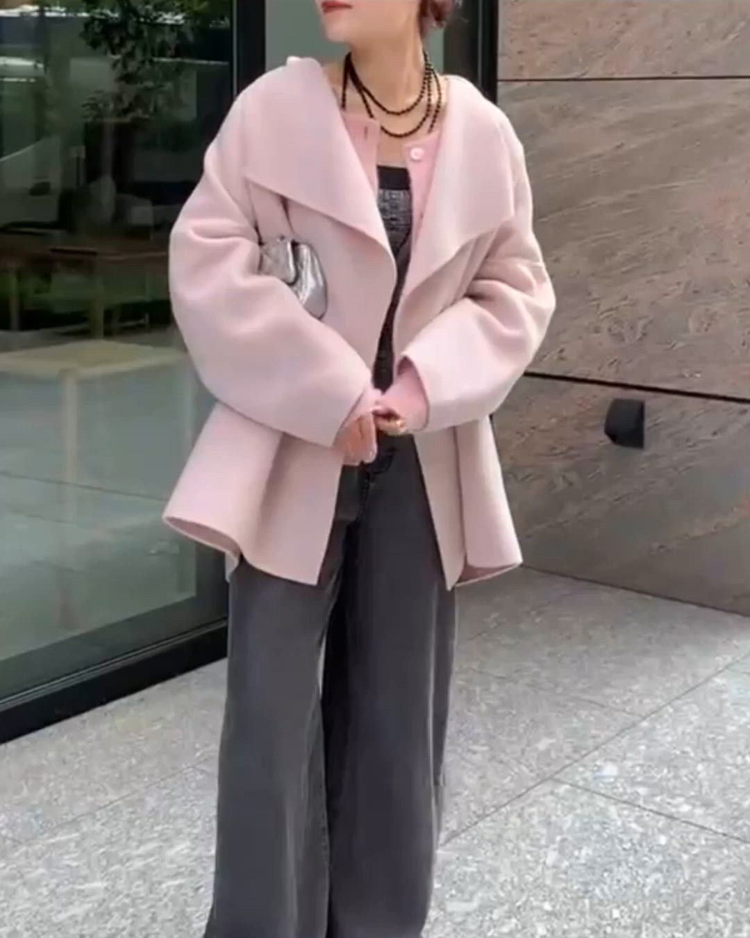 ハンドメイドミドル丈コート（その他アウター）｜DouDou（ドゥドゥ）の