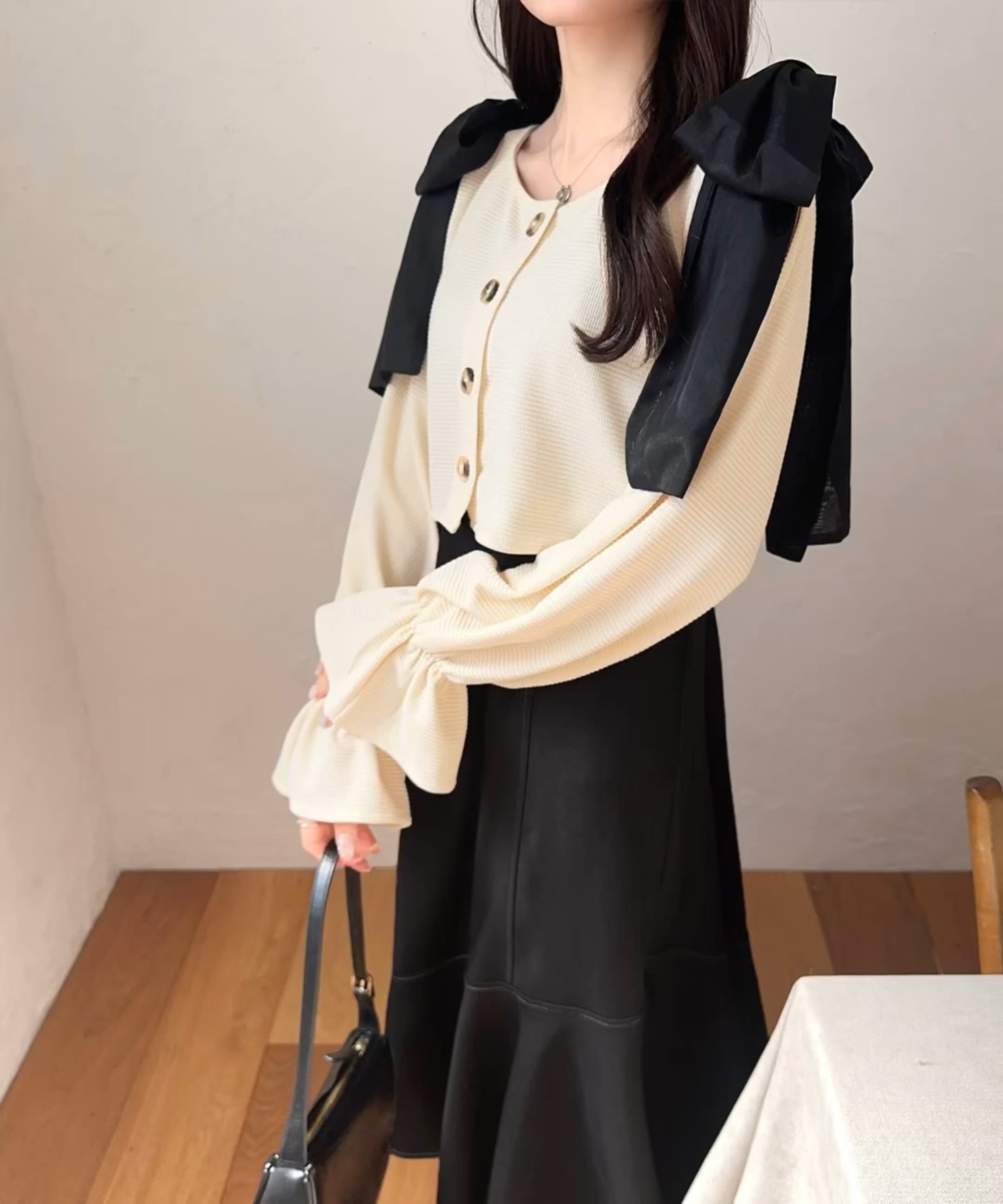 セール】【mily bilet】大人レディスタイルに華やかさをプラス。肩