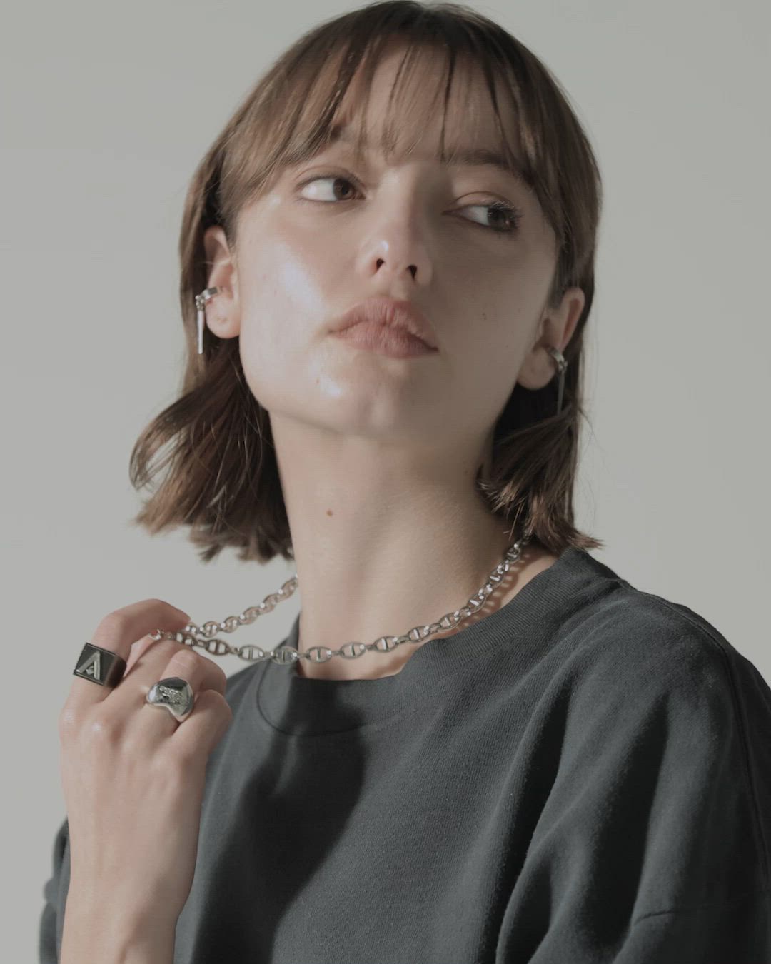 ADRER】surgical stainless necklace / サージカルステンレス