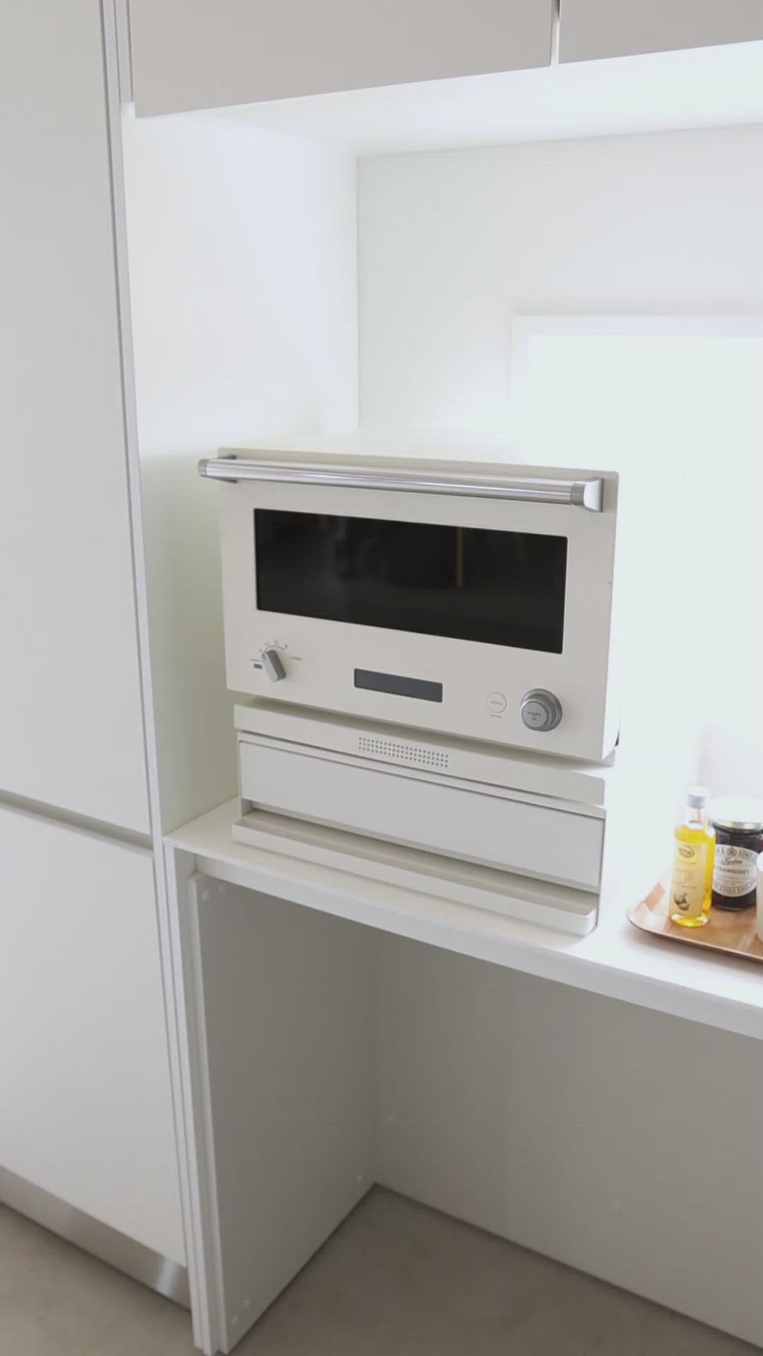 tower(タワー)2way キッチン家電下引き出し&スライドテーブル