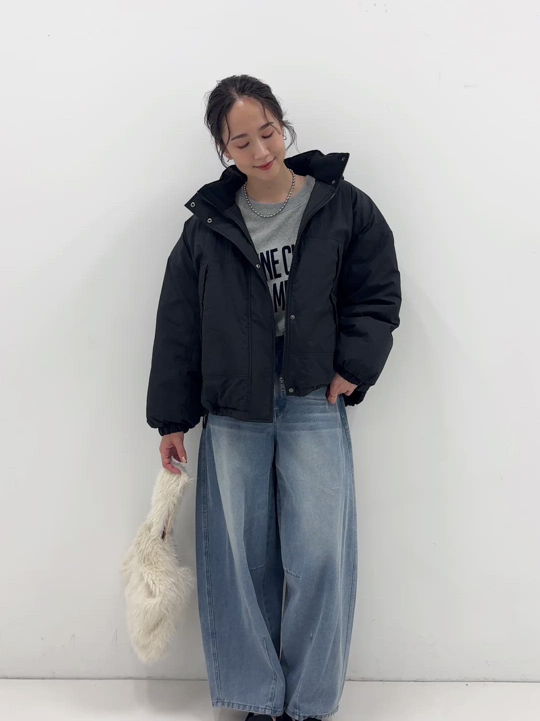 セール】【撥水/あったか】たっぷり着られる 中綿モンスターショート