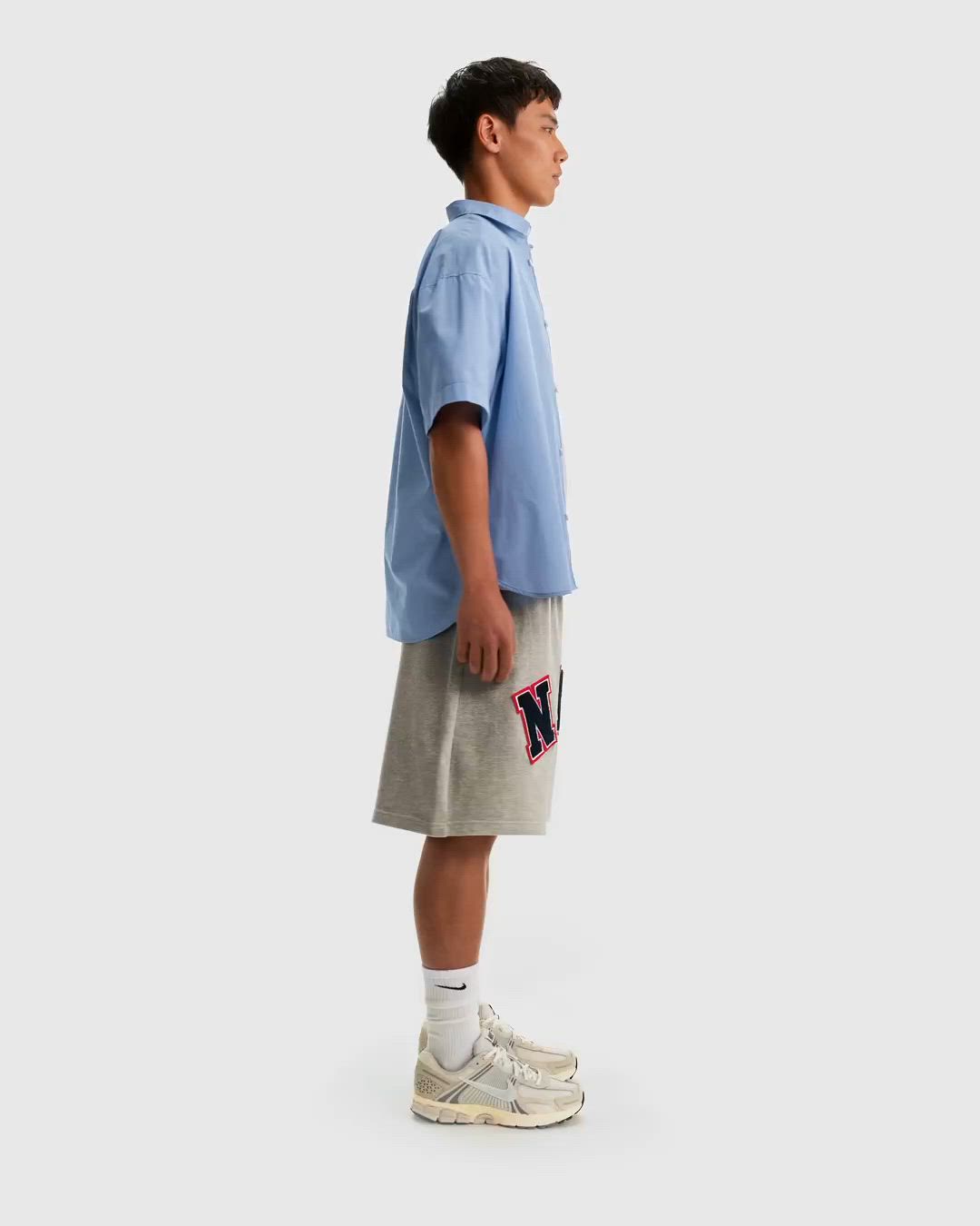 ナイキ ライフ メンズ ショートスリーブ ボタンダウン トップス / Nike