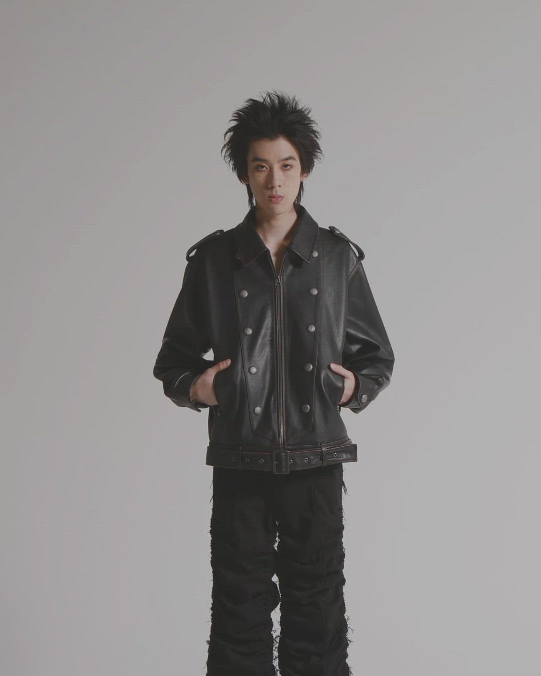 GRANCY】Napoleon Leather Blouson / ナポレオンレザーブルゾン