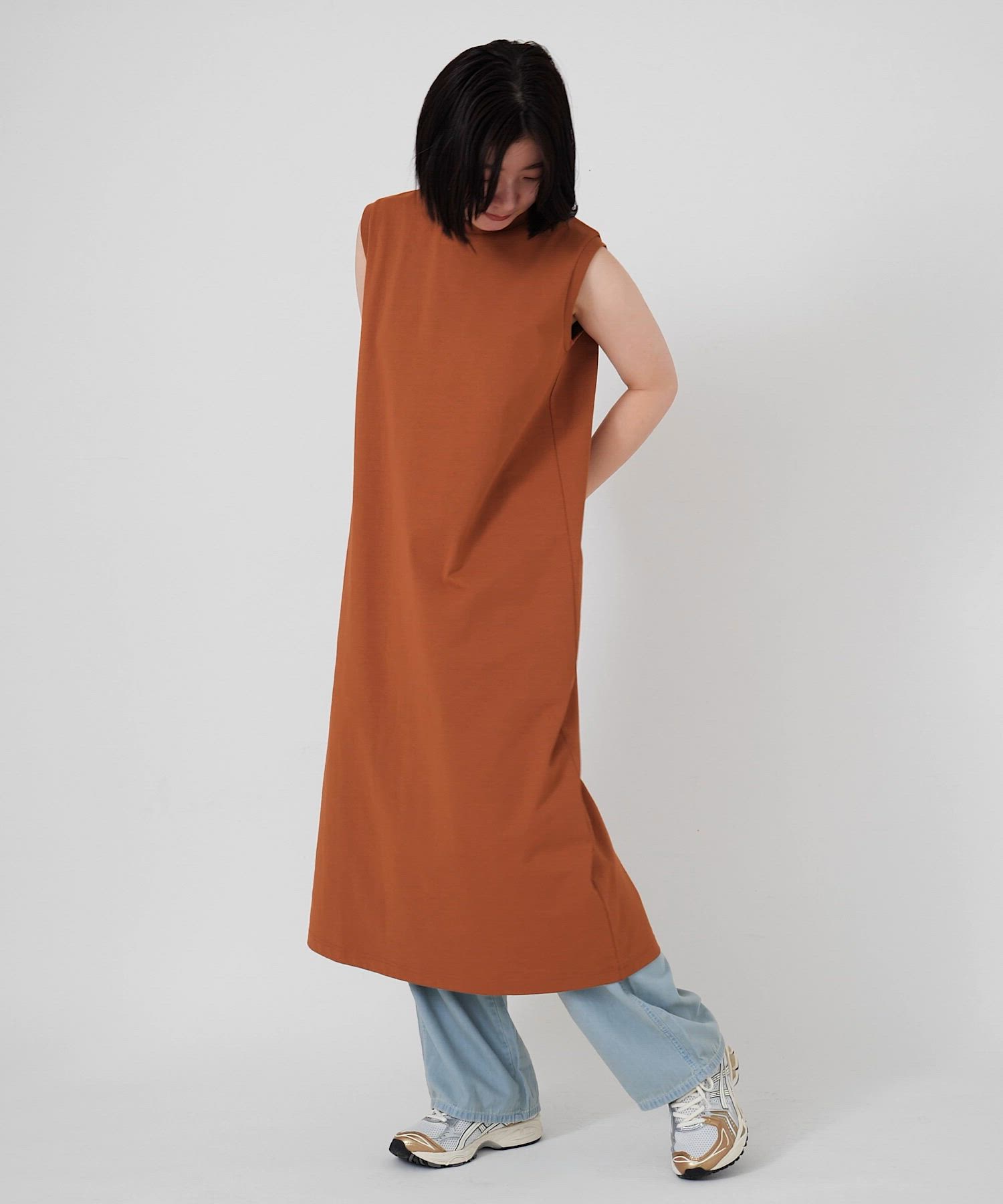 セール】『吸水速乾/UVカット』DRY OUT SLEEVLESS ONE-PIECE