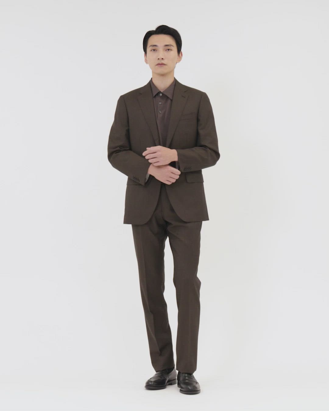 REDA サージ スリム ノープリーツ スーツパンツ（スーツパンツ