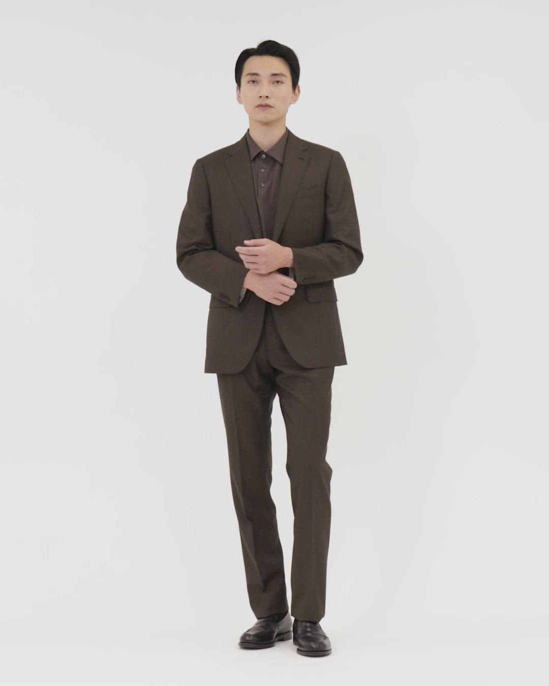 グリーンレーベルリラクシング スーツ セットアップ REDA ブラウン系 REDA サージ 2B RV スーツジャケット（スーツジャケット）｜green