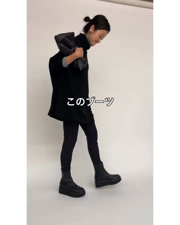 レザーミドルブーツ（ブーツ）｜BEARDSLEY（ビアズリー）の