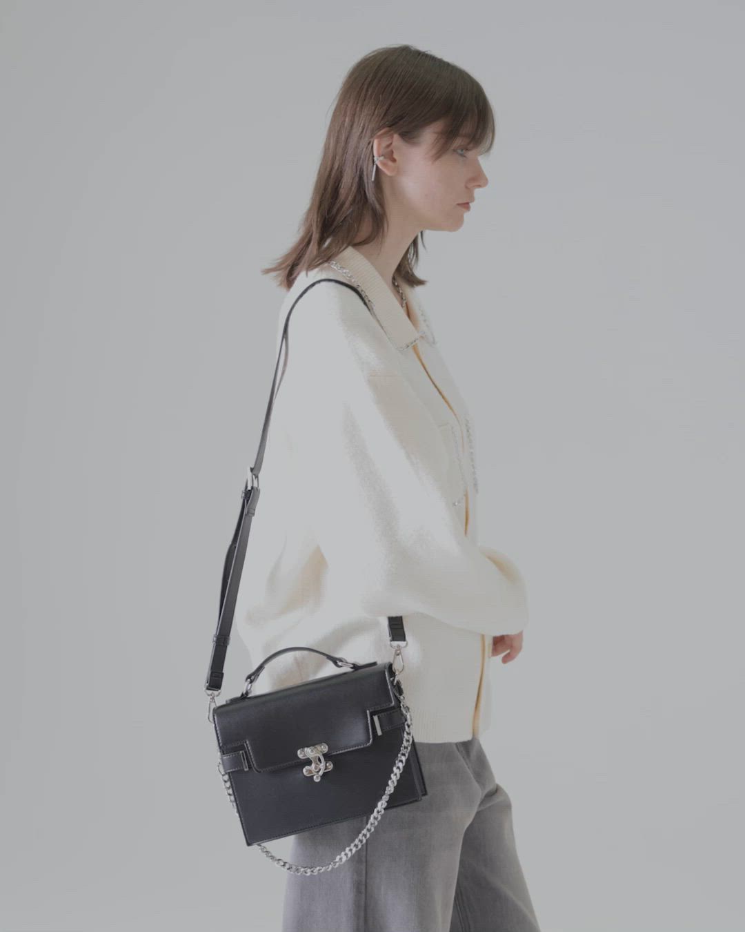 Metal Chain Shoulder Bag - 4way - / メタルチェーンショルダーバッグ