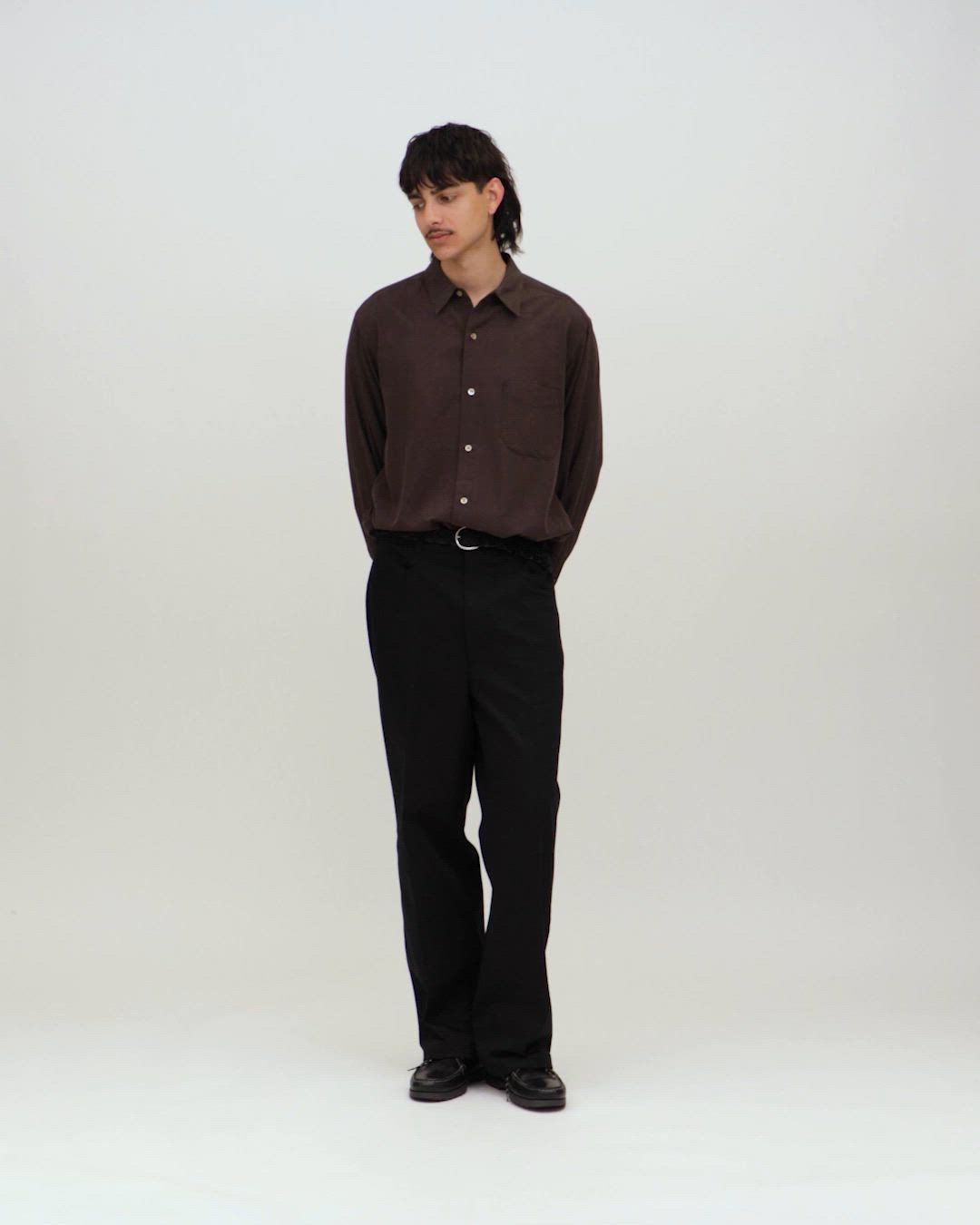 Steven Alan＞ スラブ レギュラーカラー シャツ NARROW（シャツ