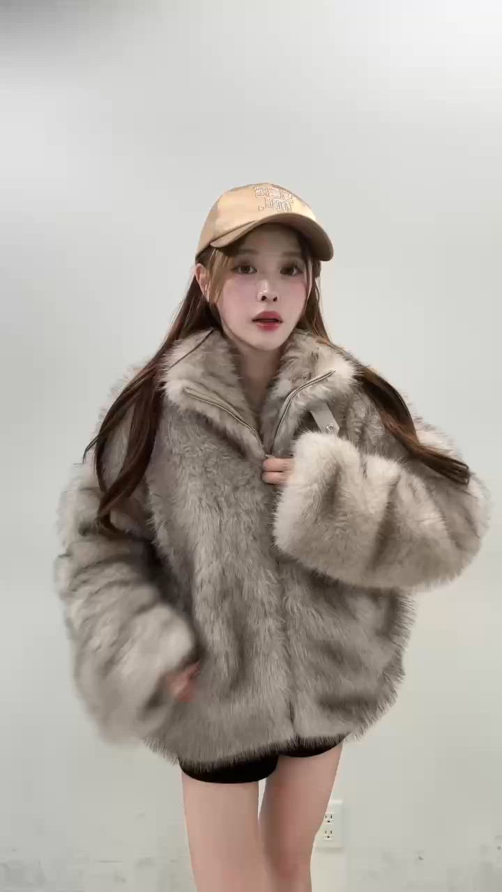 セール】ミドルフェイクファーコート（その他アウター）｜one after