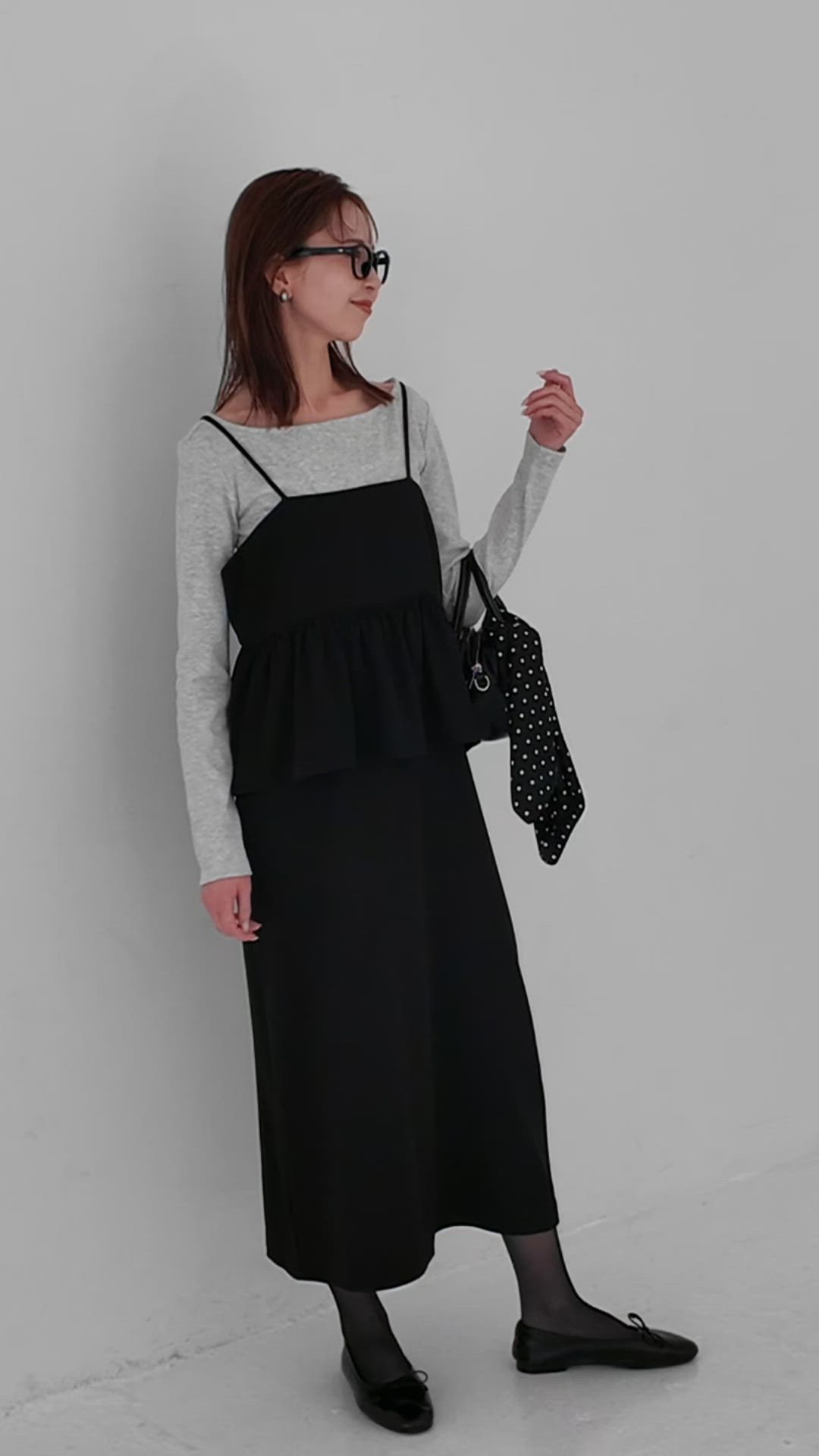 セール】バックリボンペプラムキャミワンピース | セレモニー オフィス