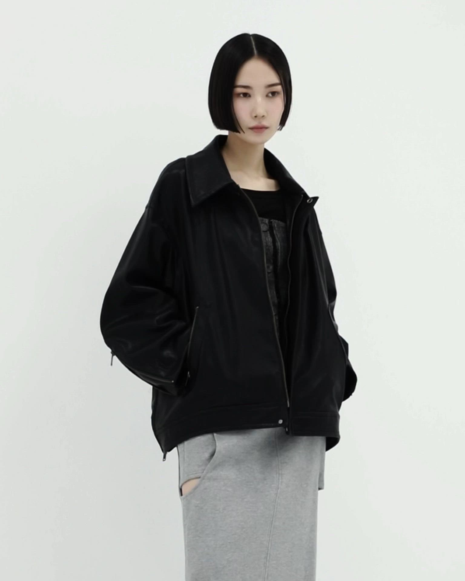 STUDIOUS/ステュディオス】Vintage Leather Blouson/ヴィンテージ