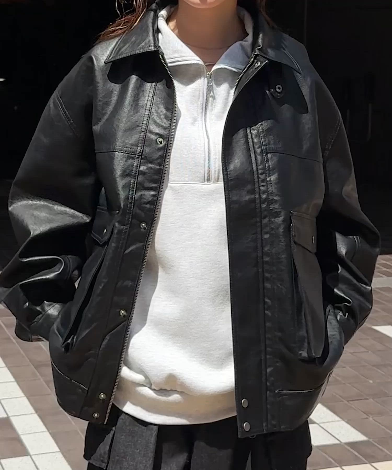 80's 90's vintage オーバーサイズ ウール taste ブルゾン 80´s 90´s vintage taste オーバーサイズ 刺繍 ブルゾン