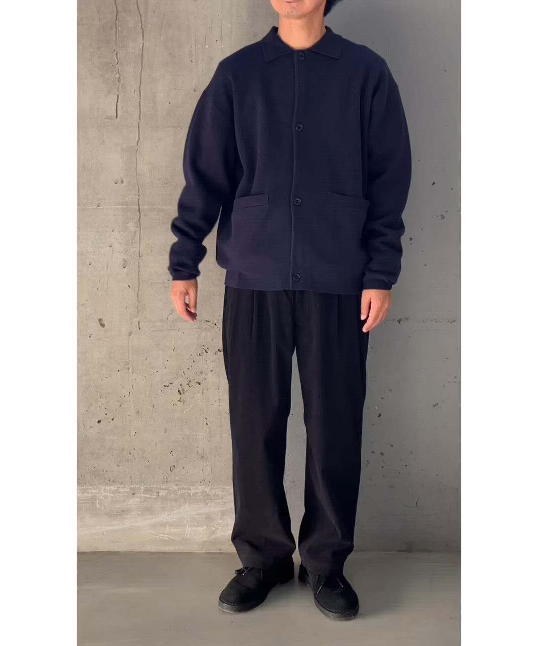 SHIPS any:〈手洗い可能〉ハイゲージ ミラノリブ ブラッシュド ニット