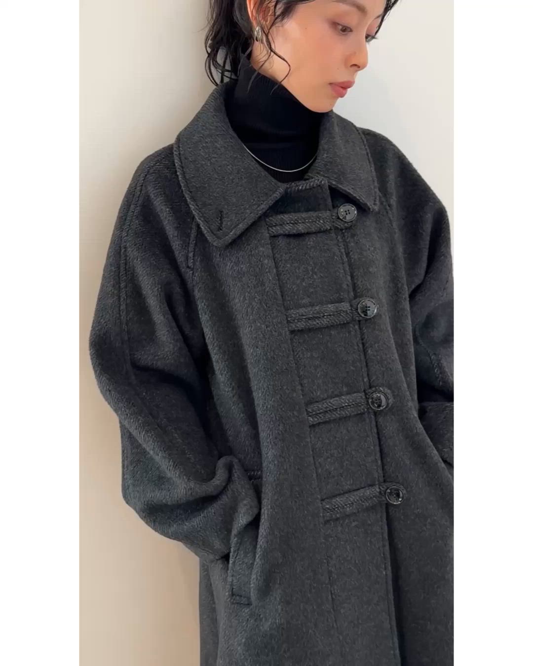 セール】シャギー ウール ダッフルコート ｜ アウター / ウールコート