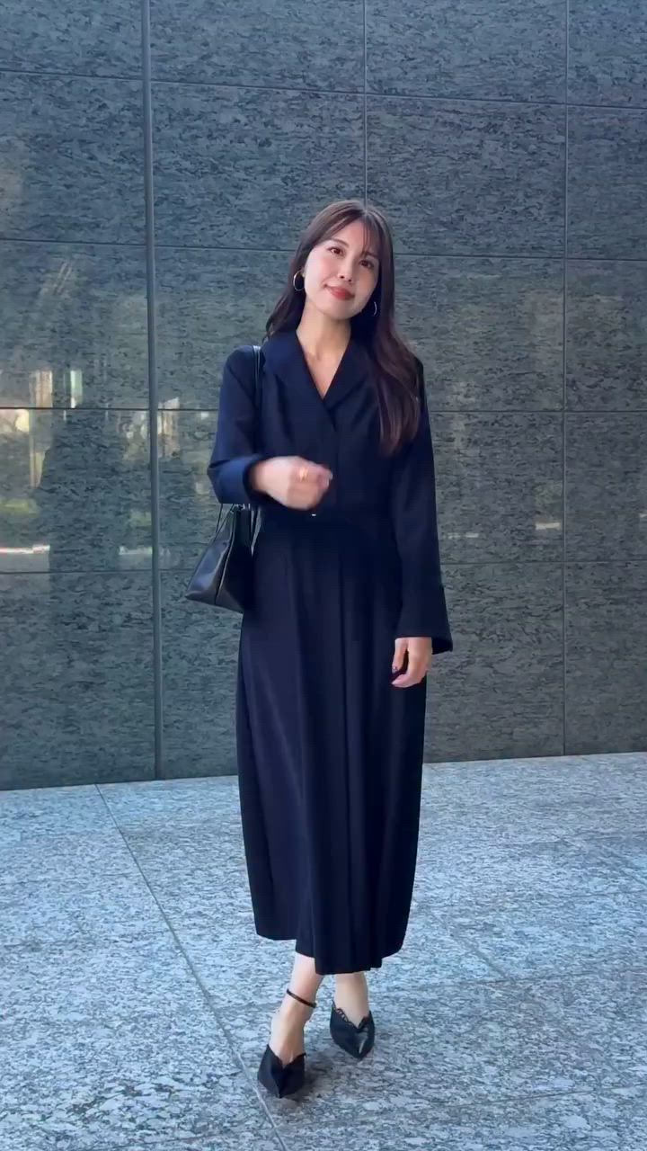 ダブルサテングレースワンピース（ワンピース）｜anuans（アニュアンス