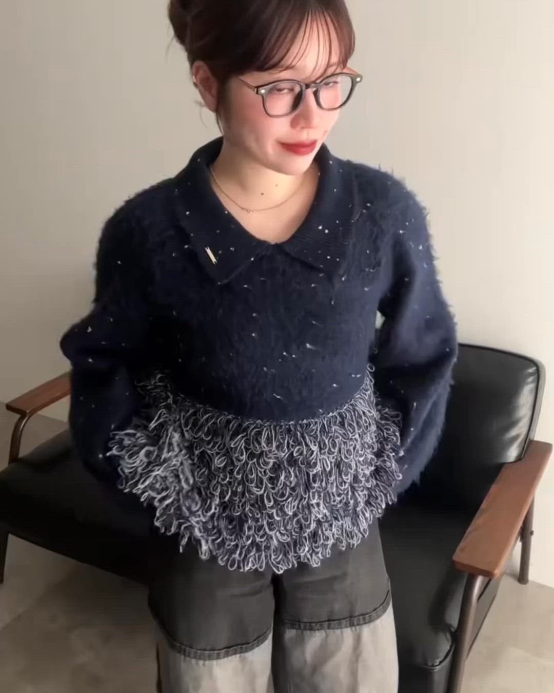 セール】loop knit polo / ループニットポロ（ニット/セーター）｜loin