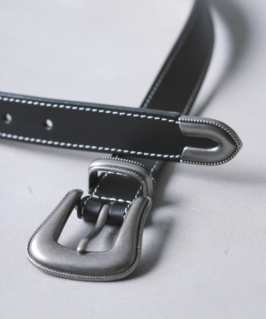 LURAKU】Cow Leather Western Belt（ベルト）｜LURAKU（ルラク）の
