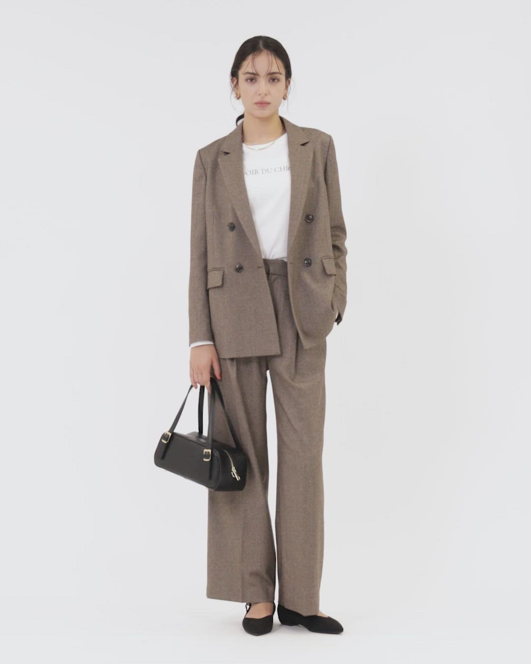 ホームスパン ダブル ジャケット ストレッチ（テーラードジャケット