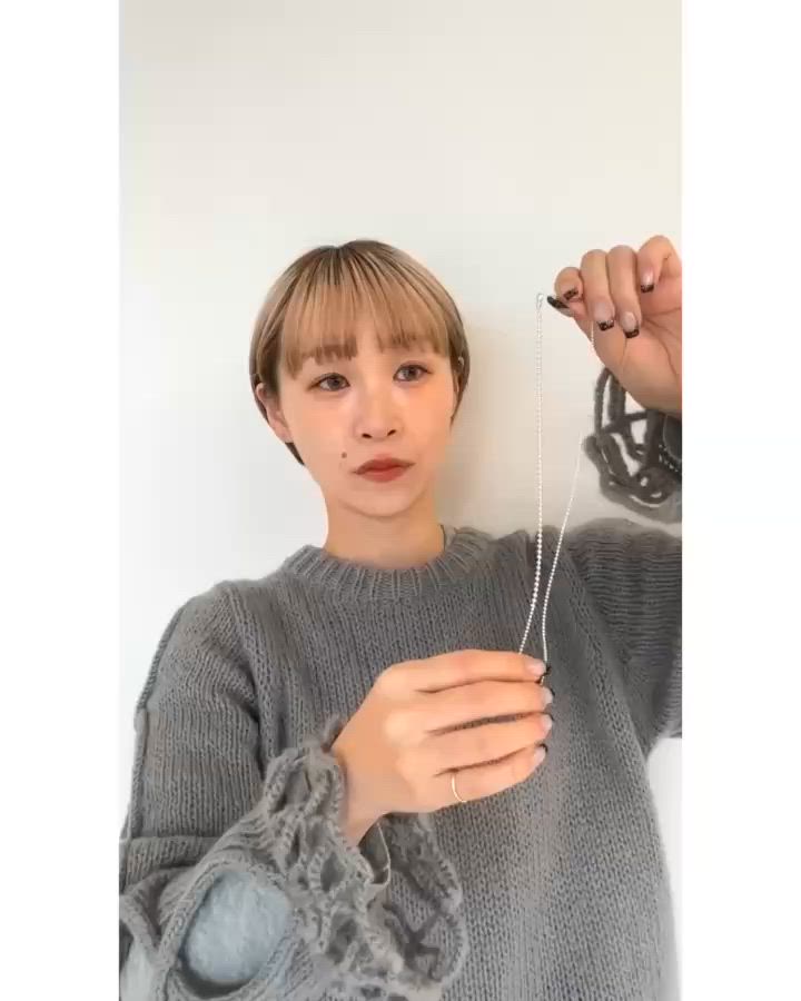 SILVER925 ボールチェーンコンビネックレス 50cm ギフト（ネックレス