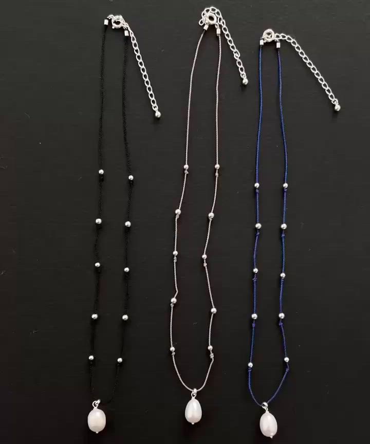 セール】SV925 Silk Cord Pearl Necklace（ネックレス）｜loni（ロニ
