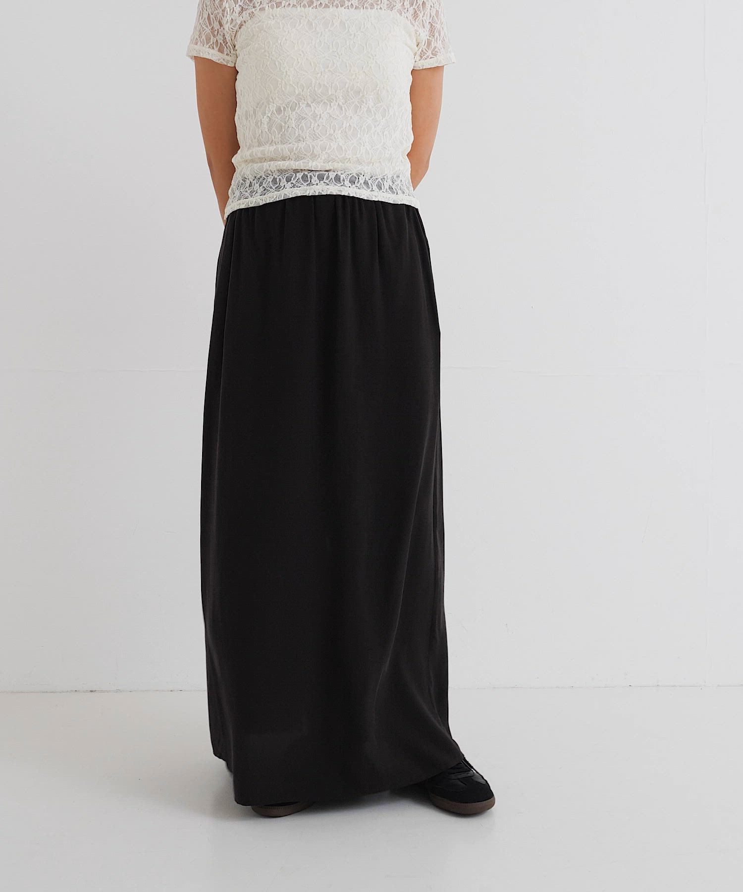 セール】キュプラレーヨンギャザーIラインスカート（スカート）｜URBAN