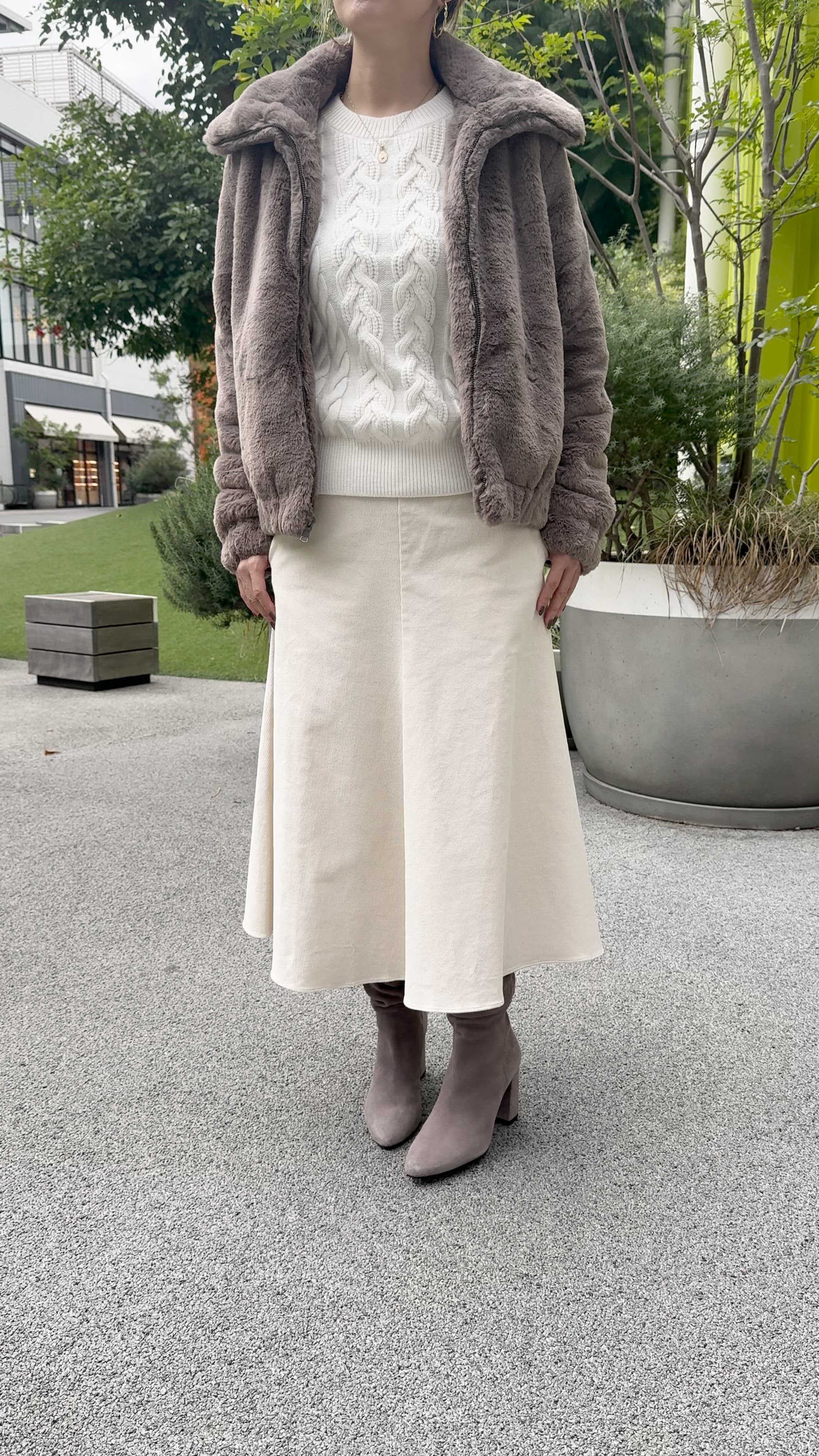 セール】BANANA REPUBLIC FACTORY STORE フェイクファー ショート