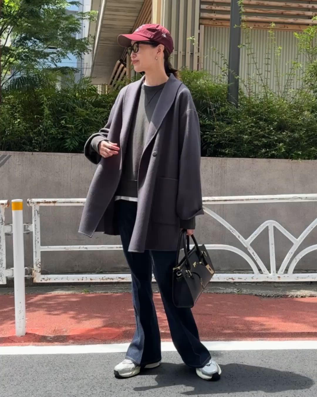 SUPER140 ダブルフェイスベルテッドコート（その他アウター）｜SLOBE