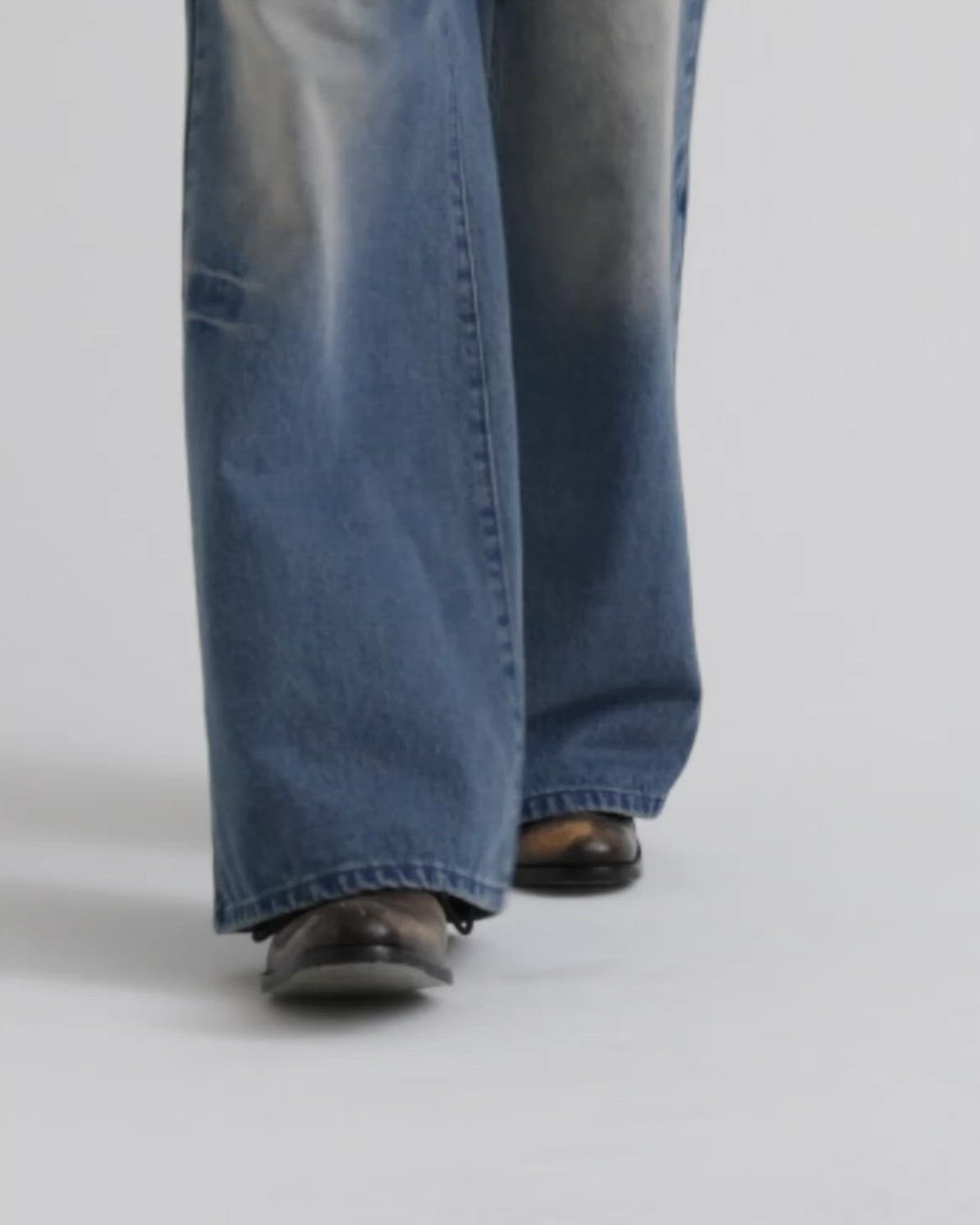 Parts Lab.】Vintage Washed Flare Denim Pants / ヴィンテージ