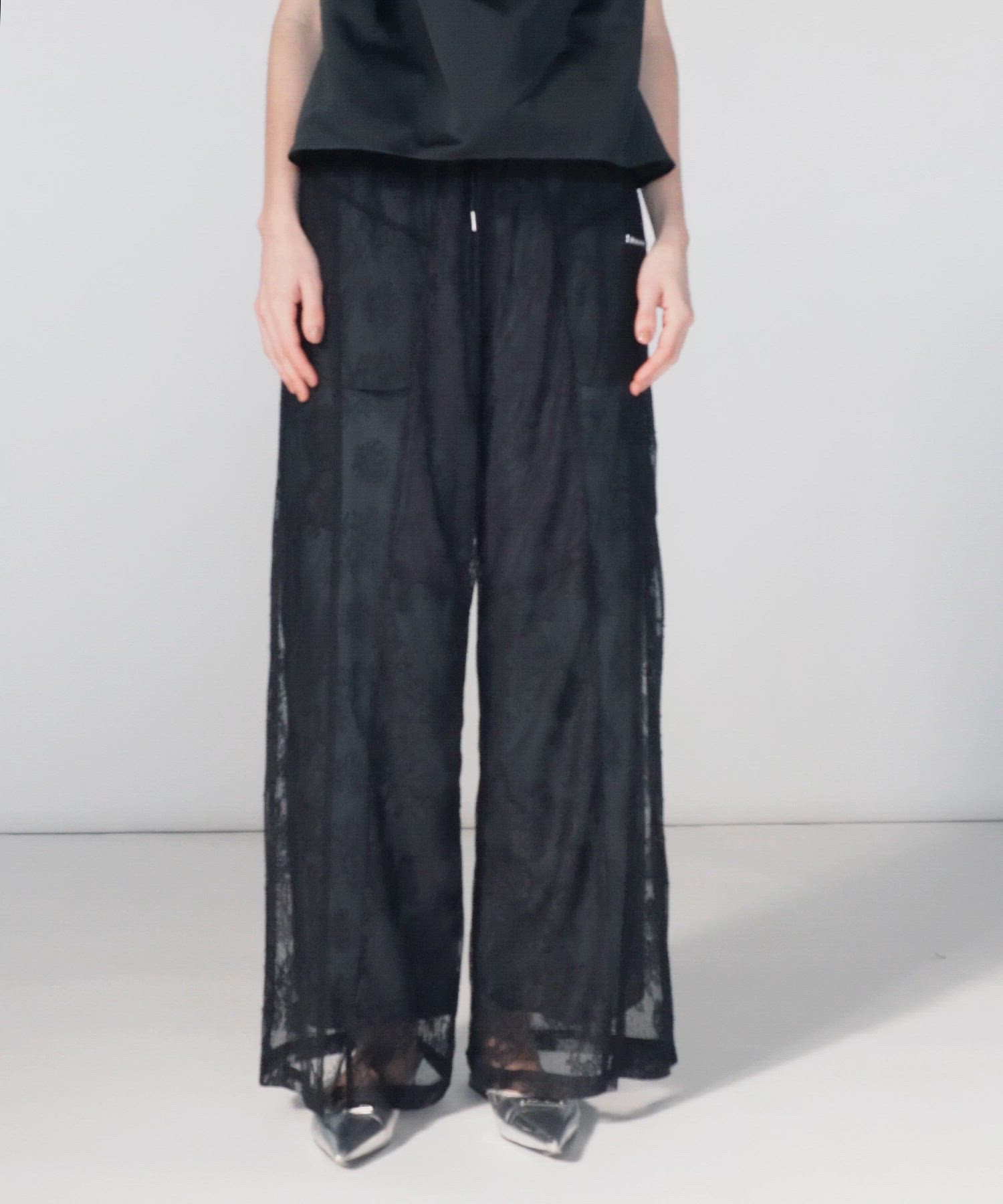 PRANK PROJECT レースブロッキングサテンパンツ プランクプロジェクト レースブロッキングサテンパンツ / Lace Blocking Satin Pants（その他