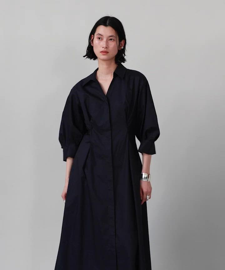 セール】Curensology(カレンソロジー)/タックシャツワンピース