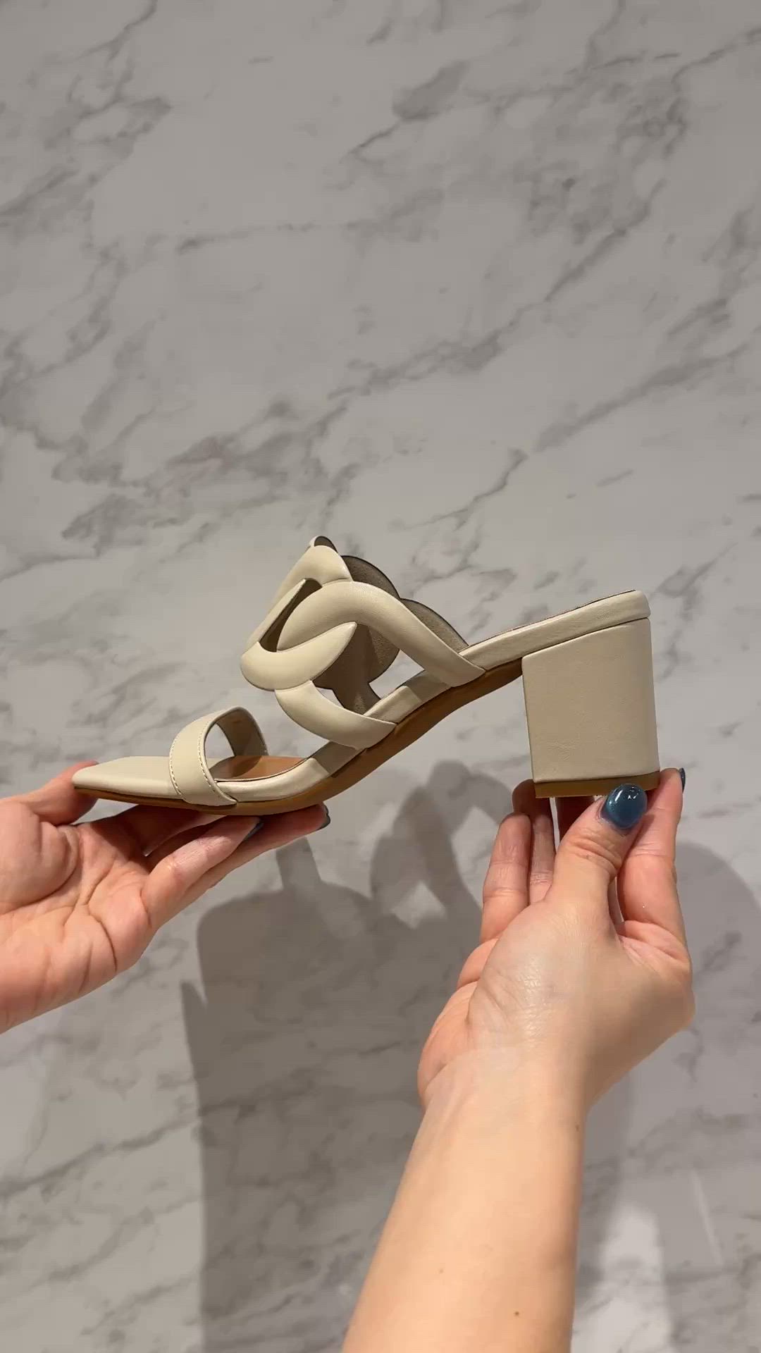 HIMIKO】【ZOZOTOWN限定】カットワークミュールサンダル/650201