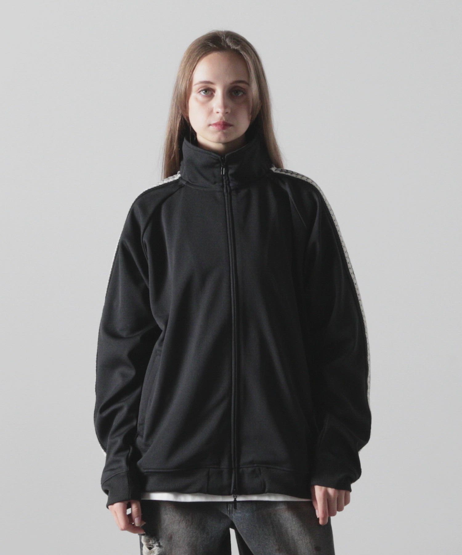 CLEL】Hand Knitting 2way Track Jacket / ハンドニッティング 2way