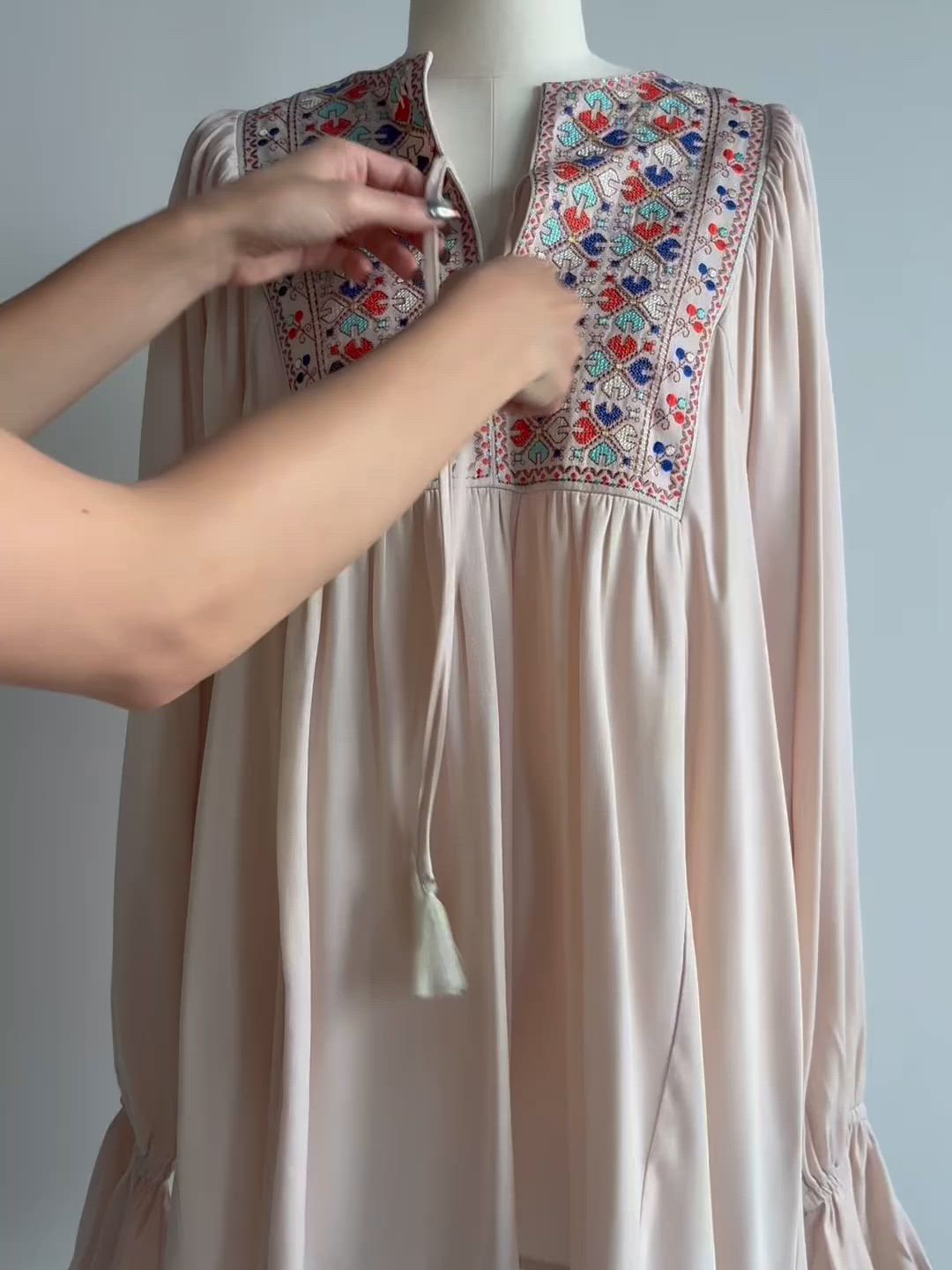 タイル刺繍チュニック（シャツ/ブラウス）｜Unitage（ユニテージ）の