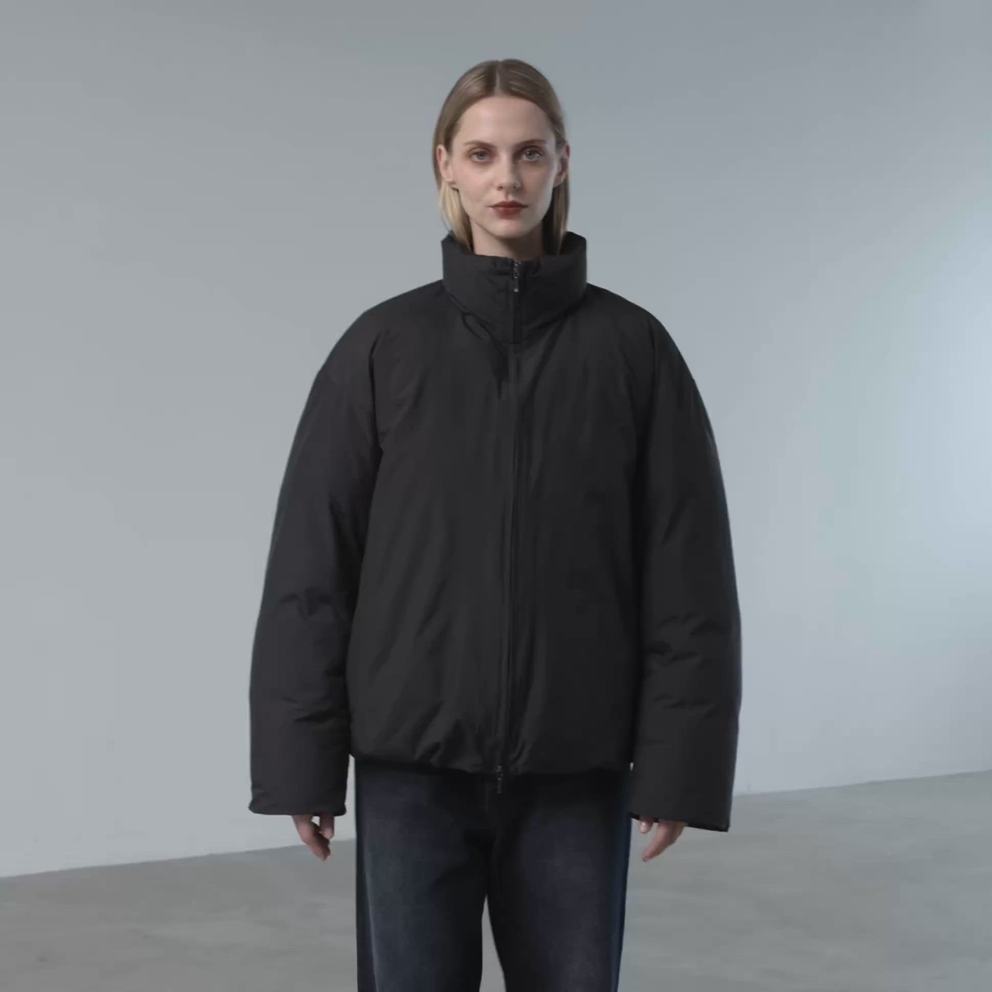 セール】【CALLNE】Double Zip padded Jacket/ダブルジップ中綿