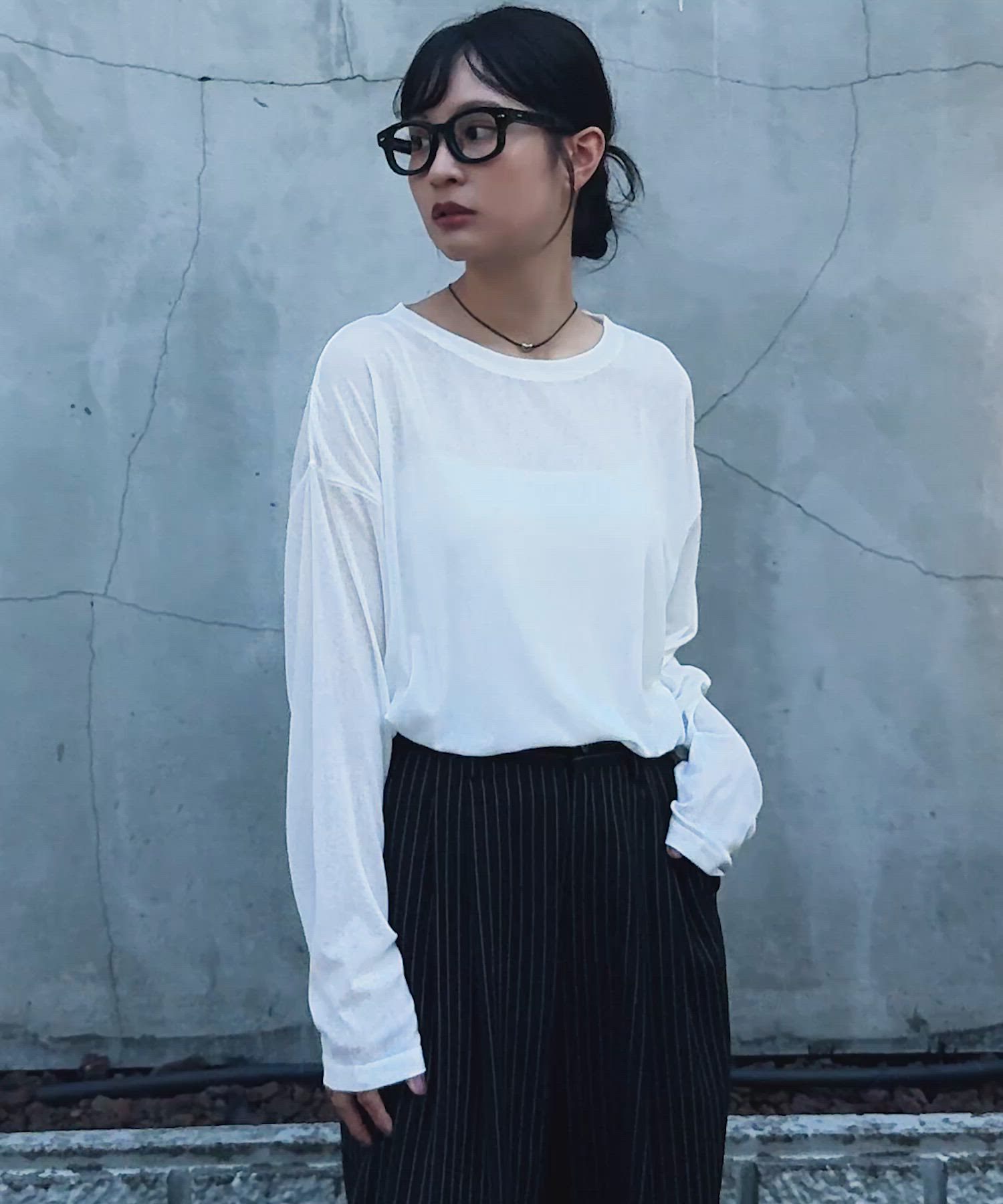 トップス MRT WELLTECT】フリルデザインプルオーバー