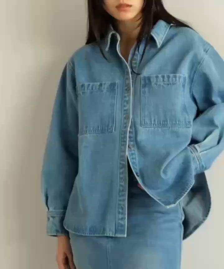 PALACE DENIM SHIRT デニムシャツ 中古・古着通販】PALACE (パレス) デニムシャツ インディゴ サイズ:XL