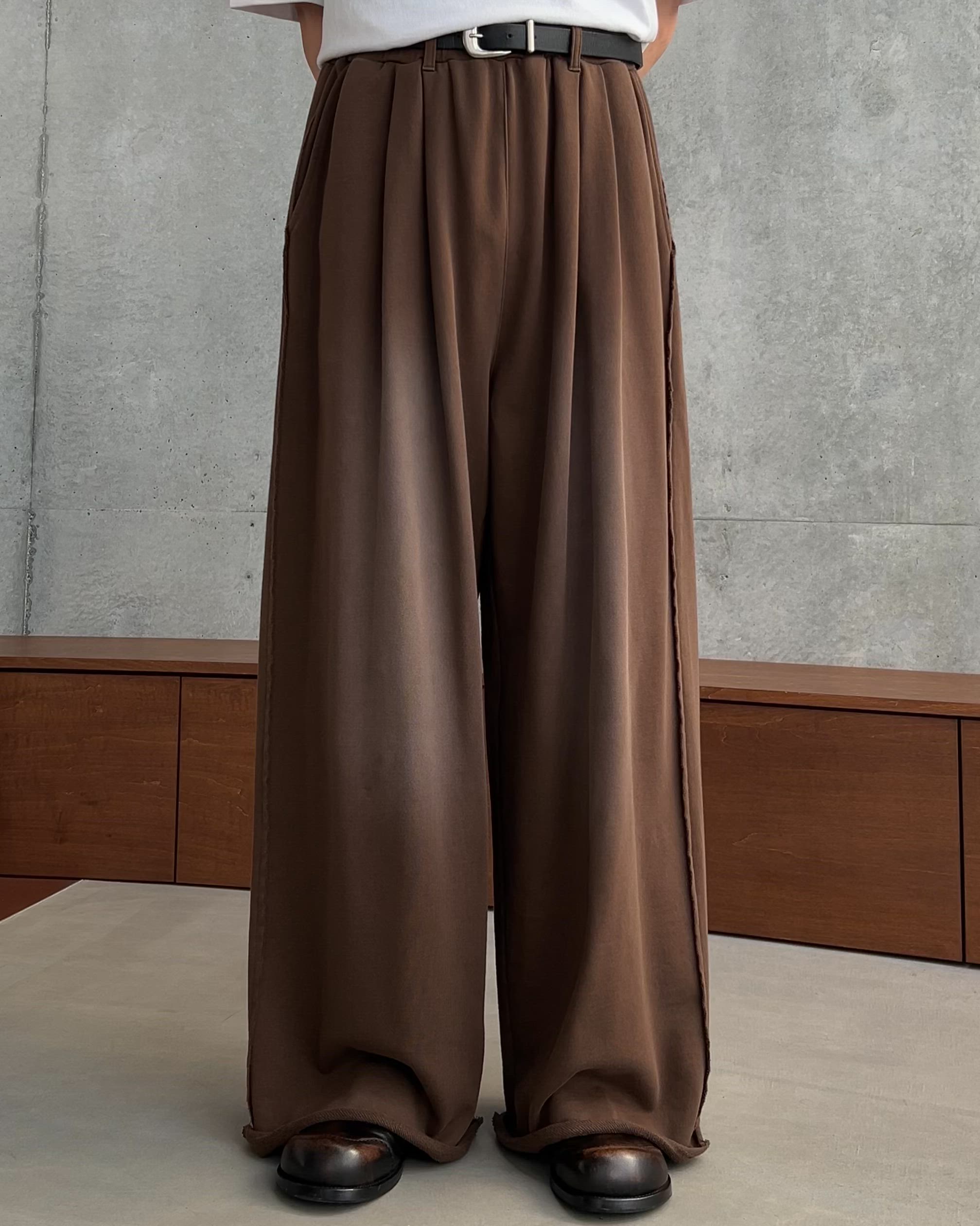 セール】Two tuck breach sweatpants / 2タックブリーチスウェット