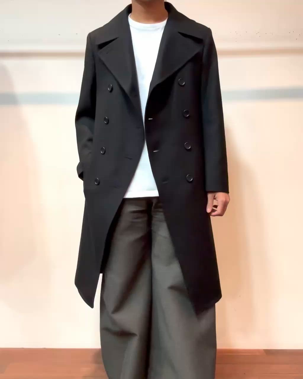 DOUBLE BREASTED COAT（ピーコート）｜ato（アトウ）のファッション