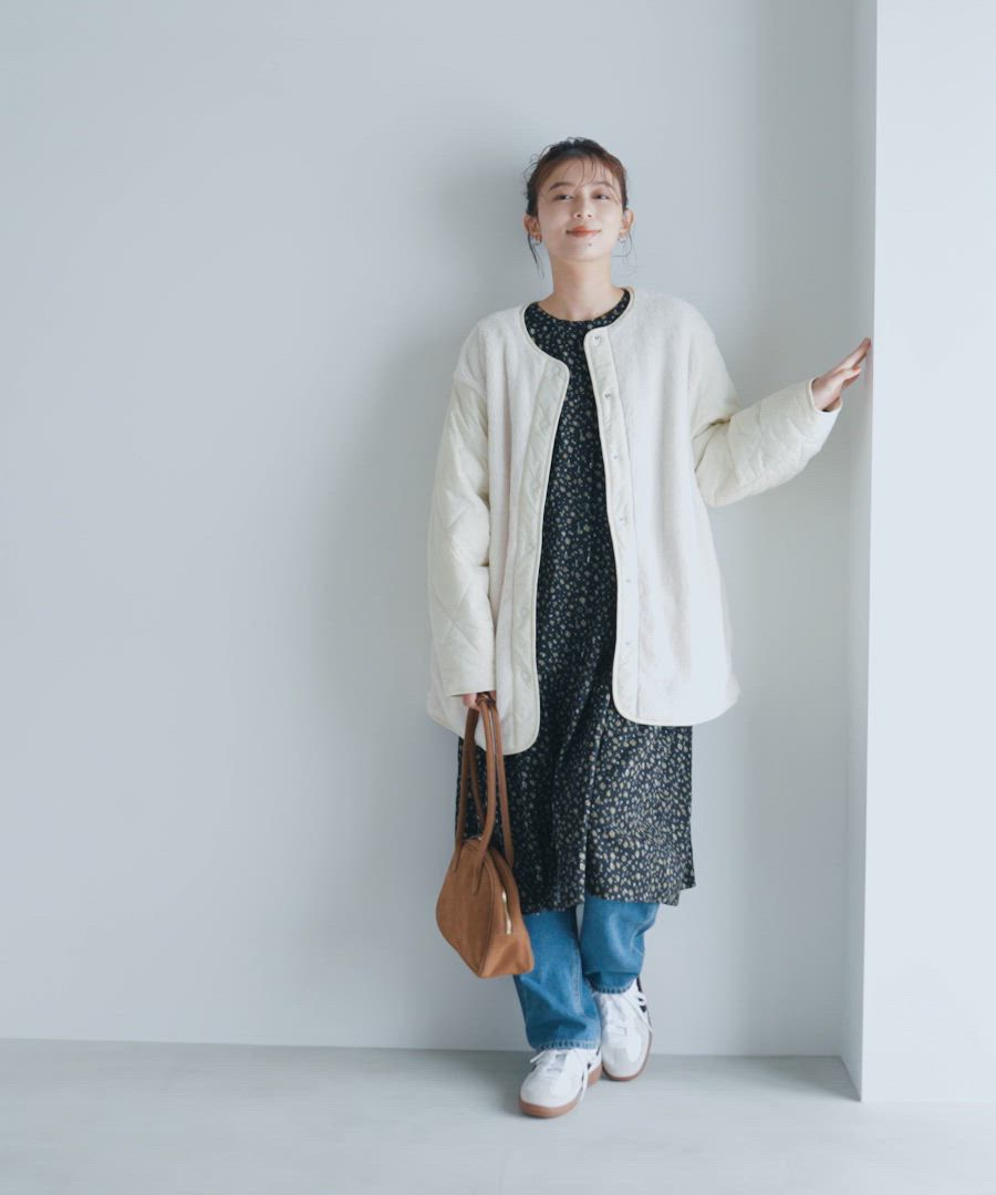 セール】リバーシブルキルトブルゾン（ブルゾン）｜studio CLIP