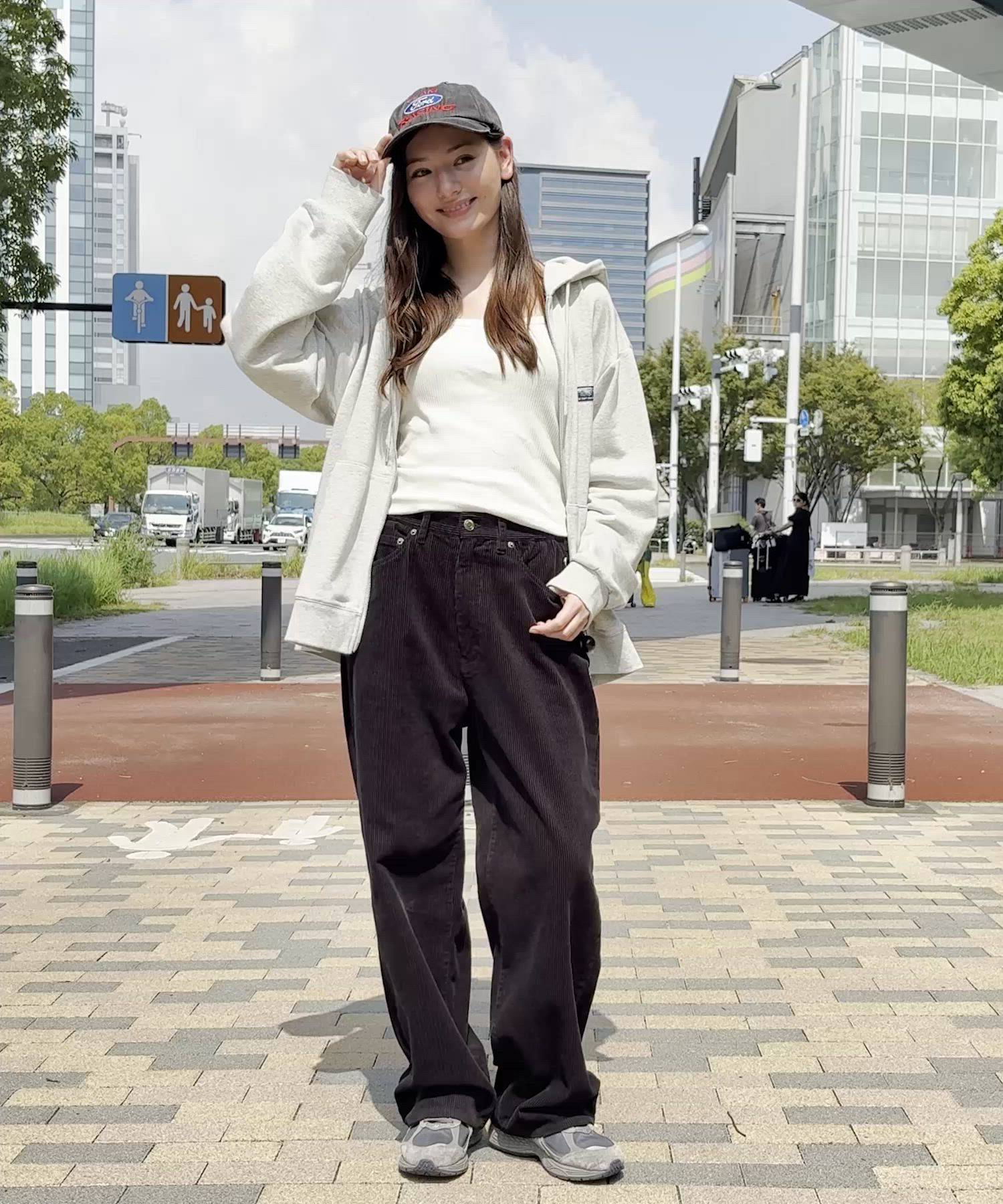 セール】【セットアップ対応】コーデュロイ ワイドストレートパンツ