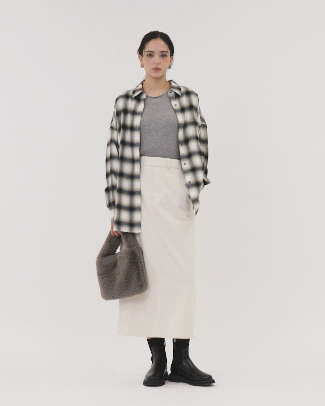 size SHORT/TALLあり］オルマイ コール ジャージー スカート（スカート